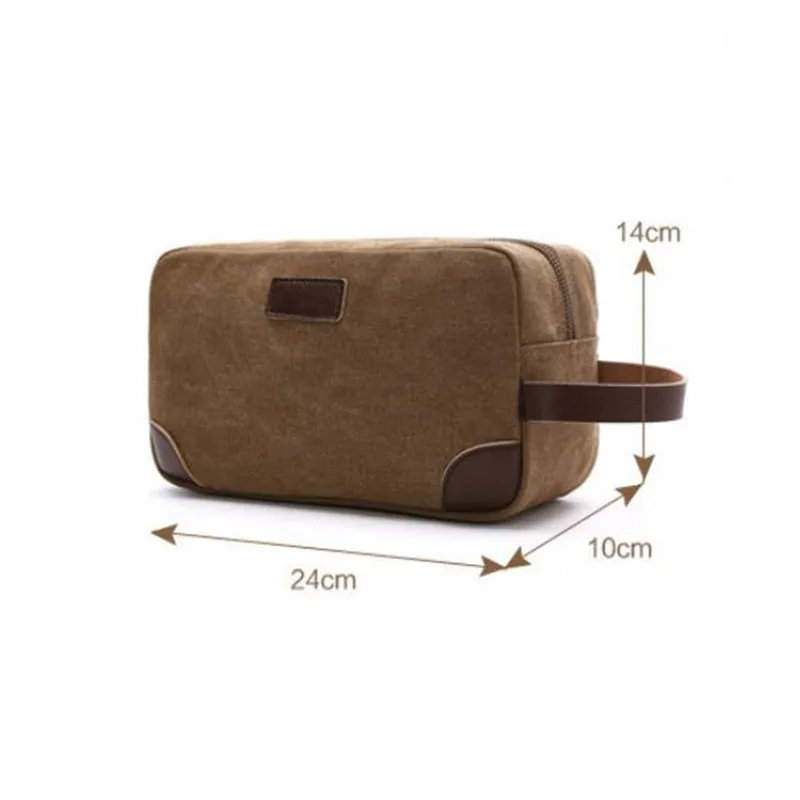 2019 Canvas Bag Toiletry Organizer Shaving Dopp Kit Travel Cosmetic Makeup Men Handbag Casual Zipper Wash Cases Women