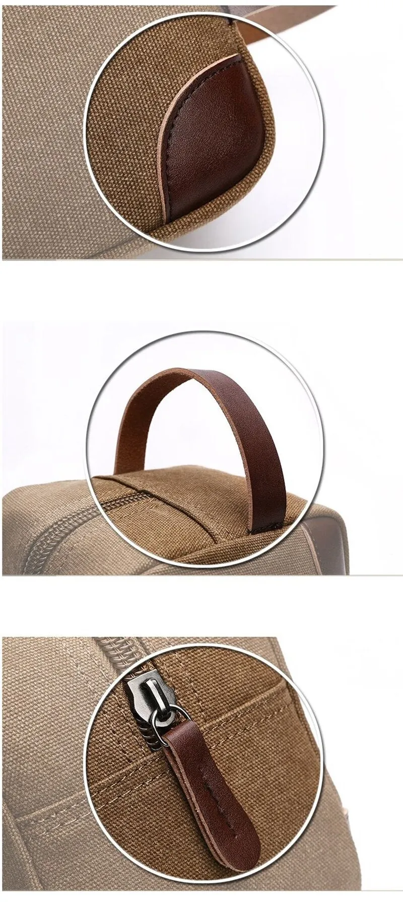 2019 Canvas Bag Toiletry Organizer Shaving Dopp Kit Travel Cosmetic Makeup Men Handbag Casual Zipper Wash Cases Women