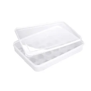 24-Grids Plastic Egg Storage Container Box