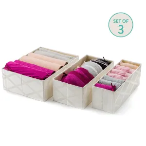 3Pcs Set Decorative Foldable Organizers - Galliana