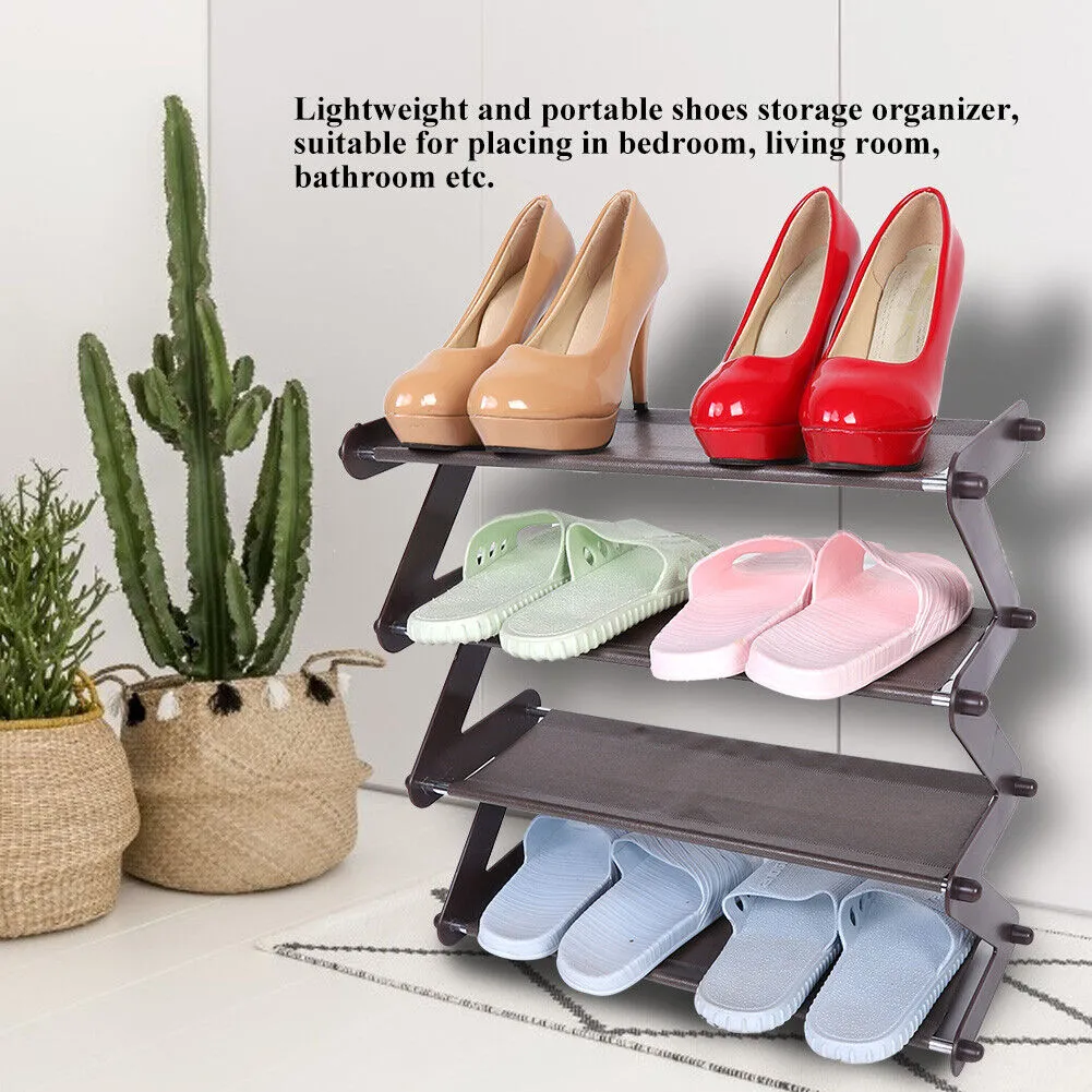 60Cm X 45Cm 5-Tier Multi-Functional Z-Shaped Shoes Rack Shelf