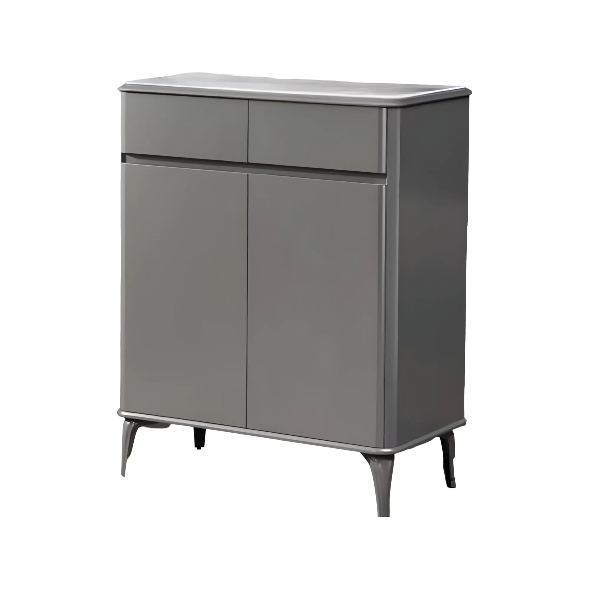 80 X 40 X 100Cm 2 Doors And 2 Drawers Freestanding Shoe Storage Cabinet K07-80