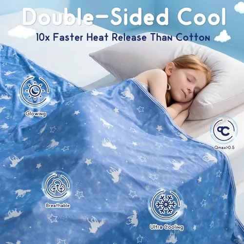 Arc-chill Extreme Q max 0.5 Cooling Blanket for Hot Sleeper for Kids