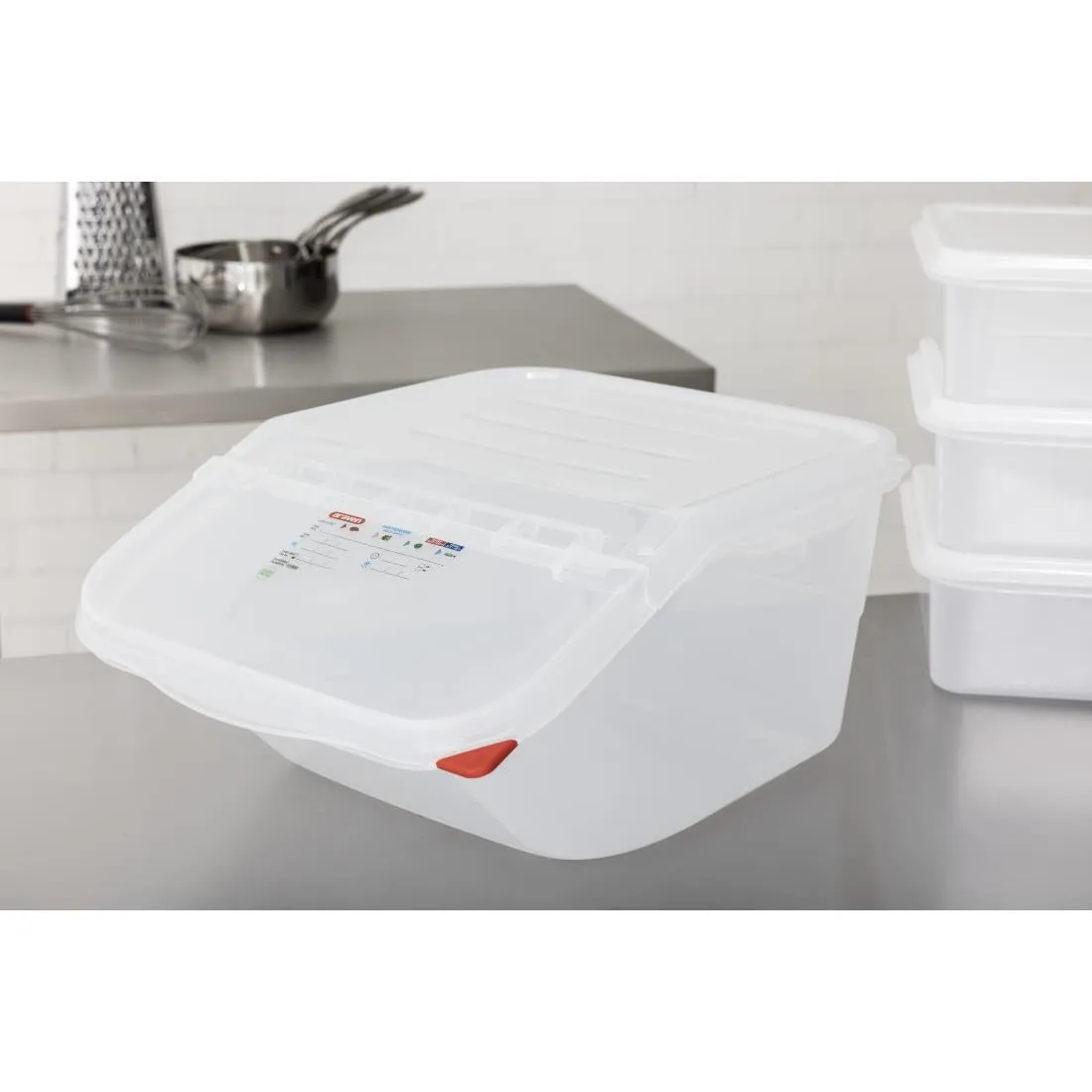 CG042 Araven Polypropylene 2/3 Gastronorm Ingredient Bin 16Ltr