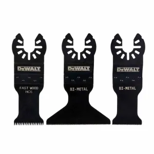 DEWALT DWAO3PCSET 3Pc Oscillating Blade Set