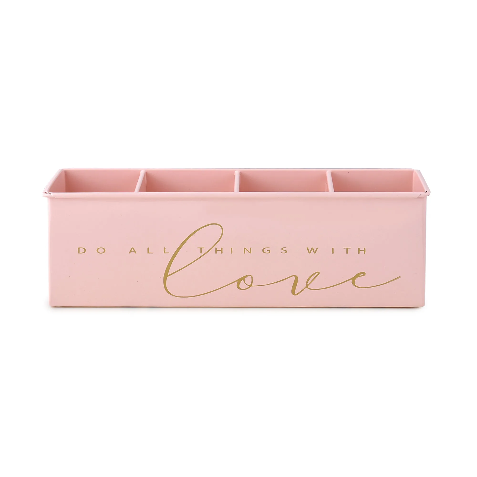 Elan Love All In One Multi functional Office Supplies Desk Organizer- Powder Pink