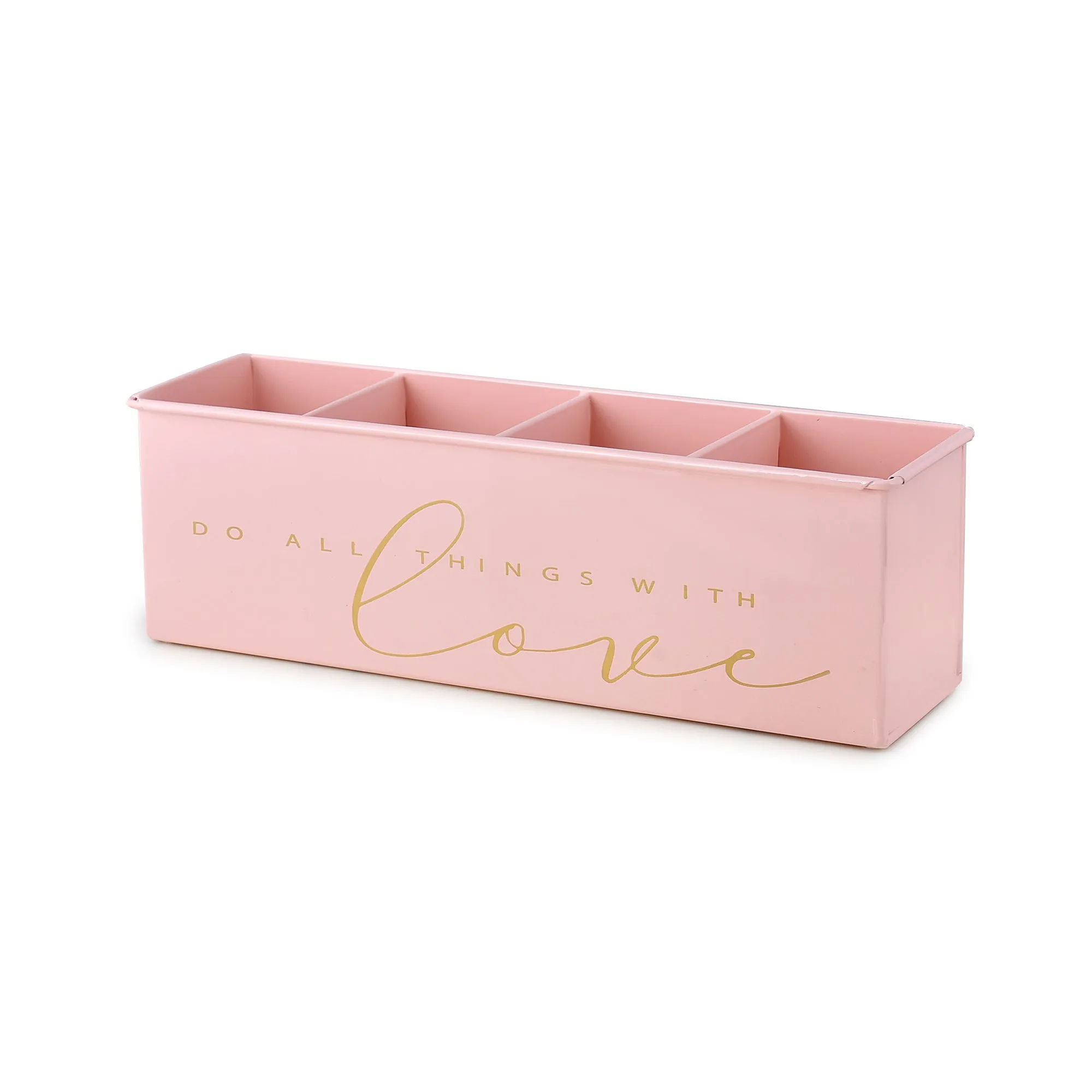 Elan Love All In One Multi functional Office Supplies Desk Organizer- Powder Pink