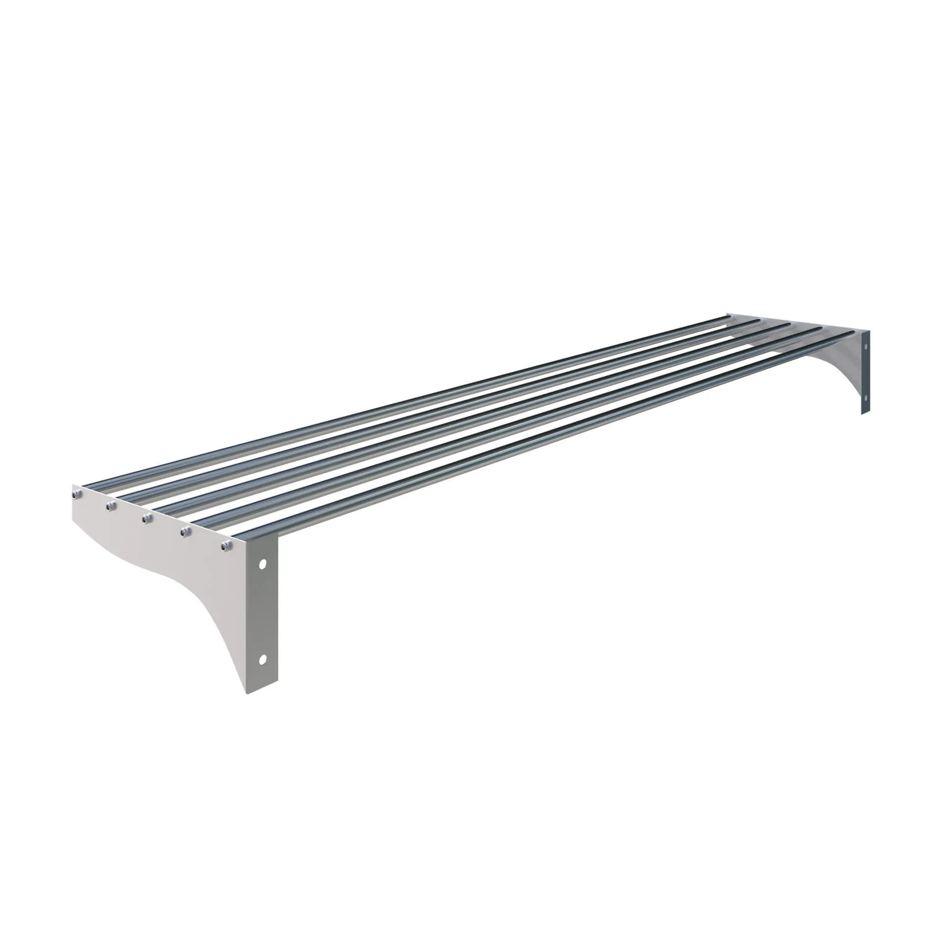 Empire Stainless Steel Tube Wall Shelf 1500mm - TWS-1500