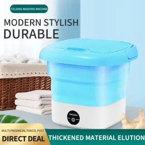 Fordable Electric Mini Washing Machine with Dryer Option