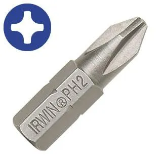 Irwin Phillips® Head Insert Bits #1" x 1"