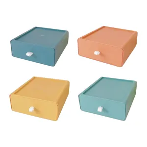 Korean version Morandi color desktop multi-layer storage box large-capacity storage NP-020015