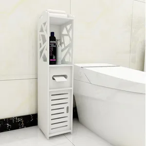 Large Size Bathroom Corner Storage Shelf Cabinet Toilet Vanity Cabinet Bath Sink Organizer