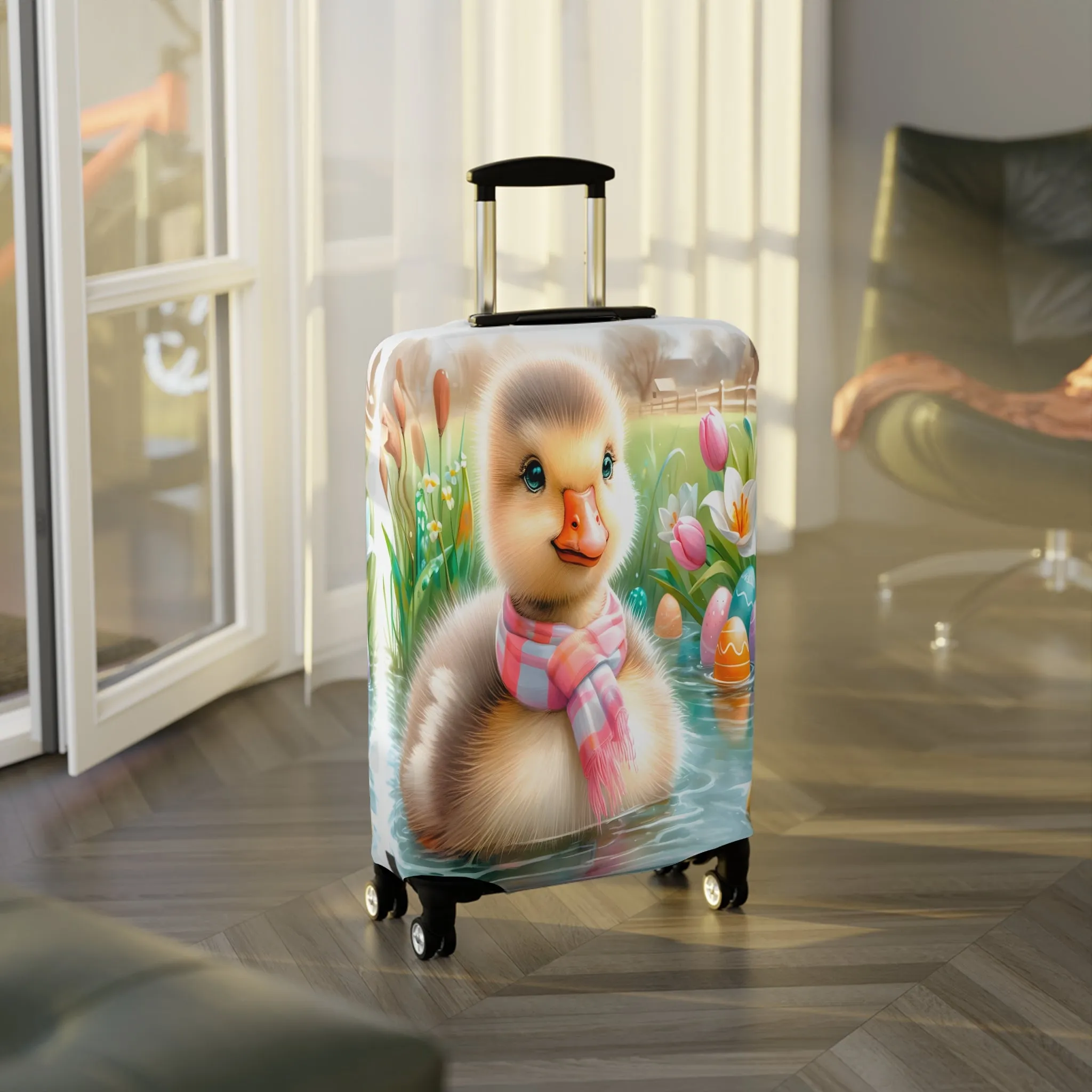 Luggage Cover, Easter, Duck, awd-1636