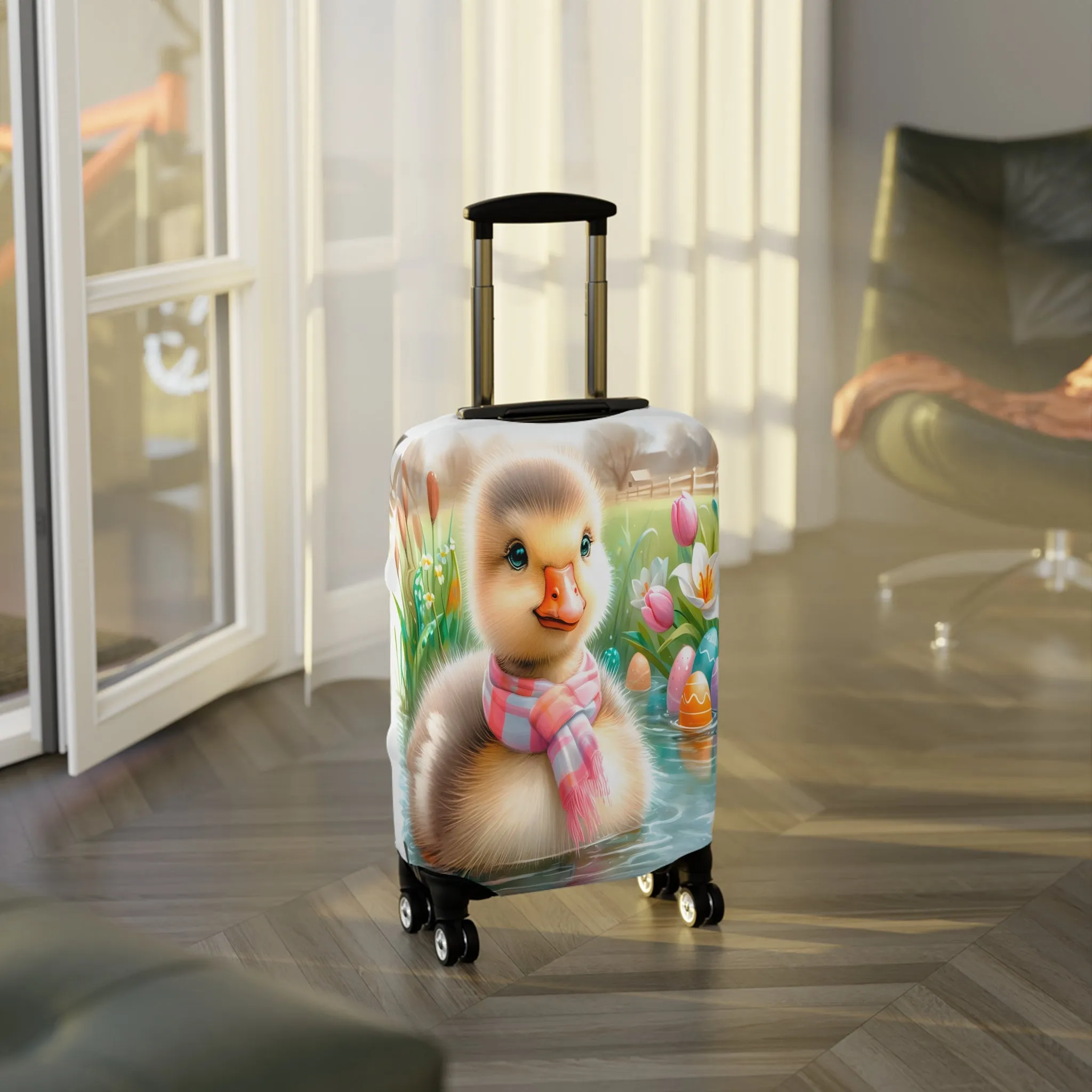 Luggage Cover, Easter, Duck, awd-1636