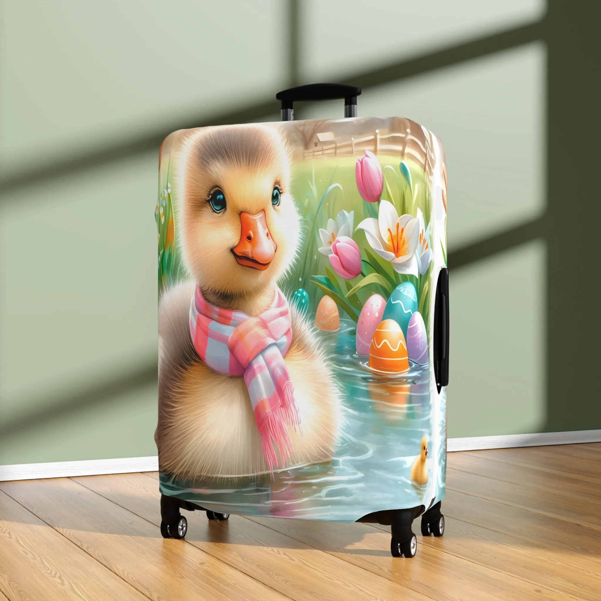 Luggage Cover, Easter, Duck, awd-1636