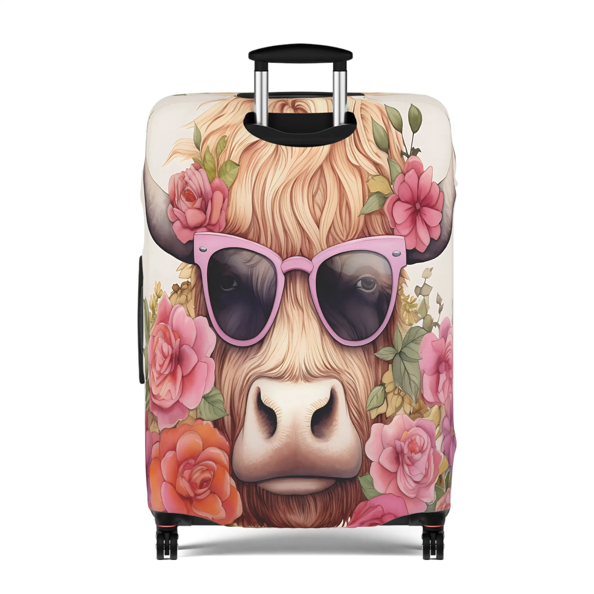 Luggage Cover, Highland Cow, awd-013