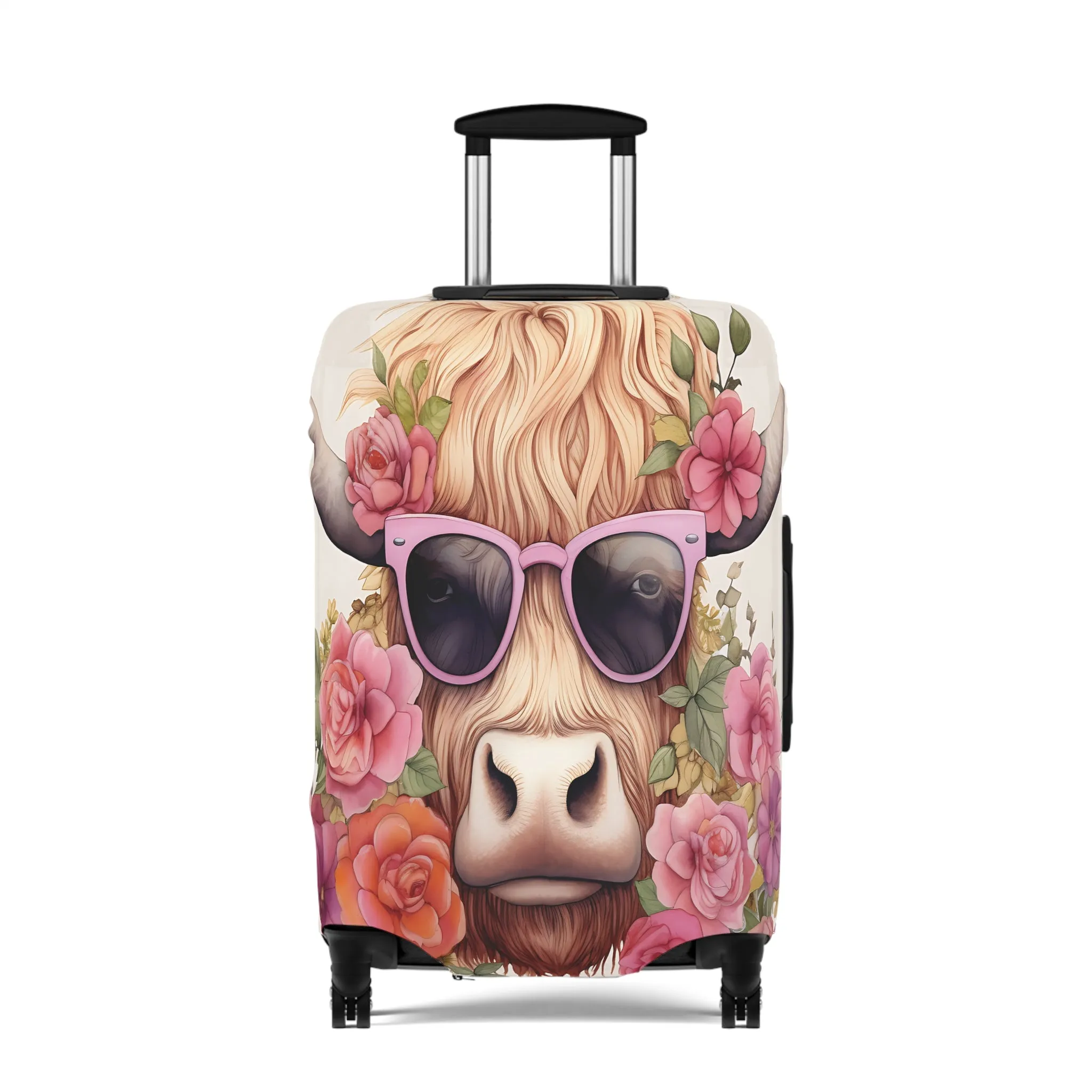 Luggage Cover, Highland Cow, awd-013