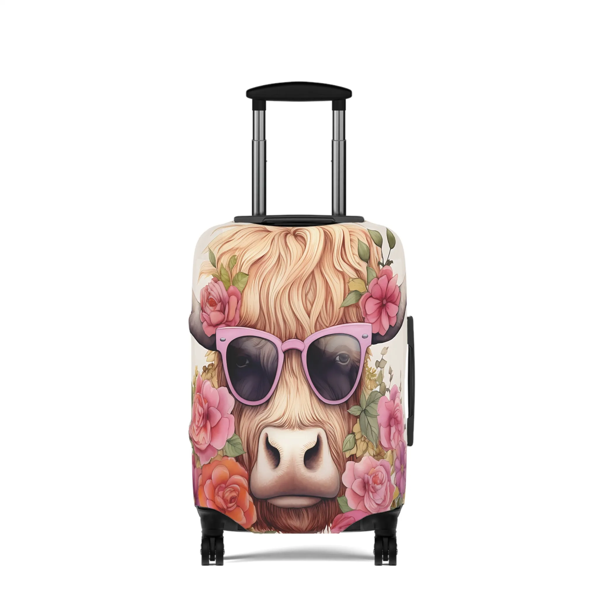 Luggage Cover, Highland Cow, awd-013