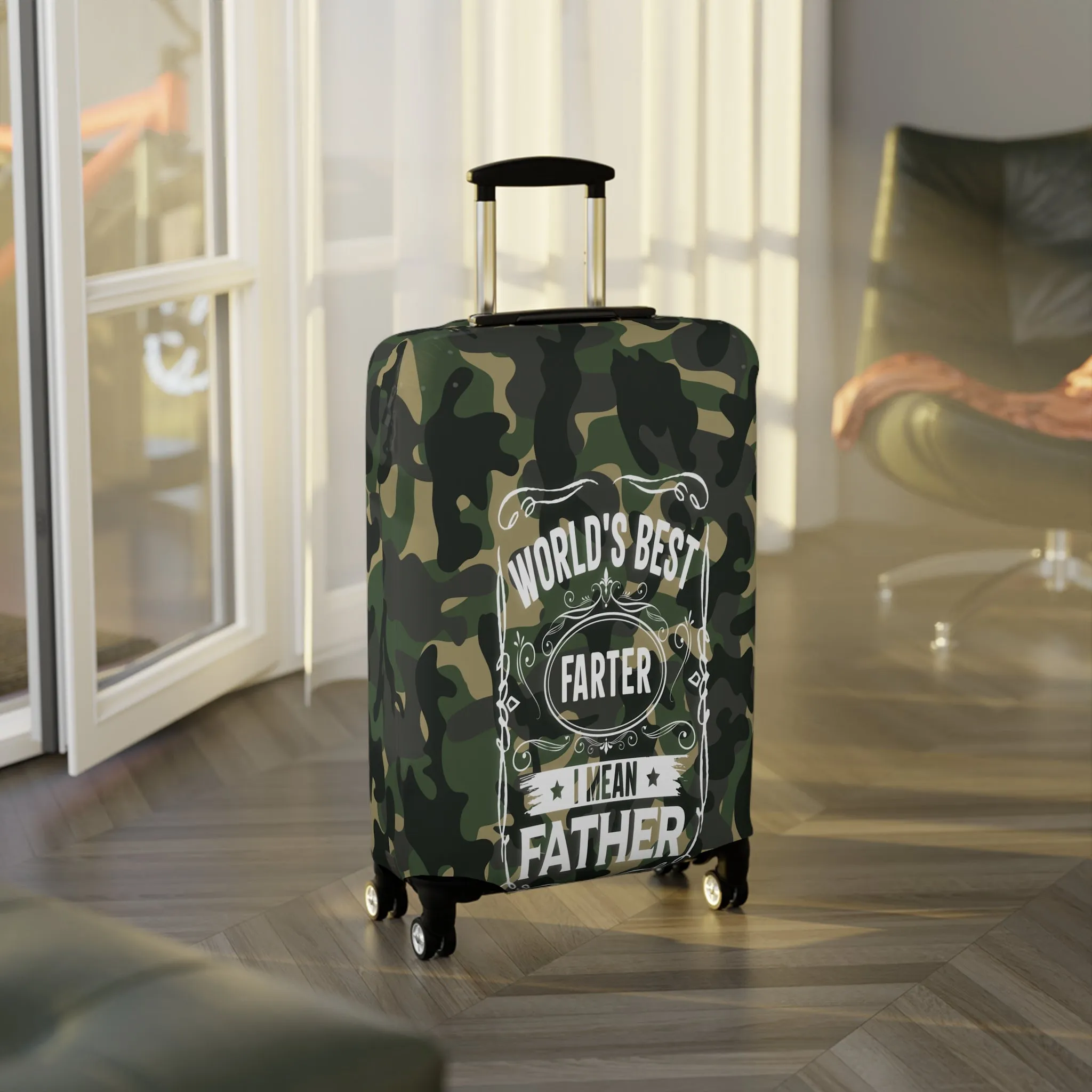 Luggage Cover, World's Best Father, awd-518