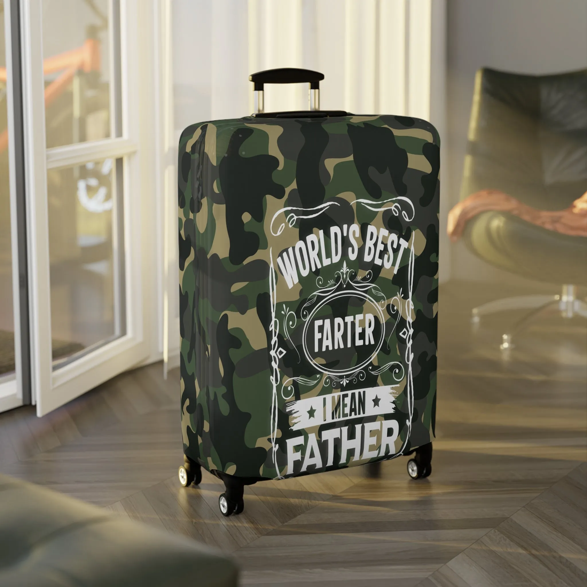 Luggage Cover, World's Best Father, awd-518