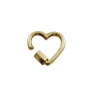 Marla Aaron 14k Yellow Gold Baby Heart Lock