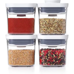 OXO Pop 2.0 4 Piece Mini Pantry Container Set