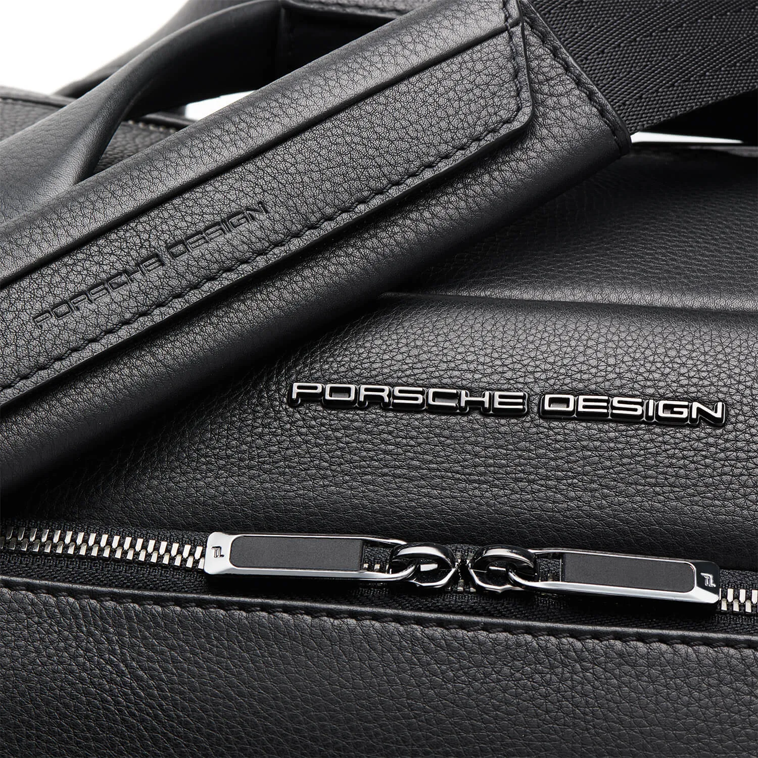 Porsche Design Roadster Leather Weekender - Black