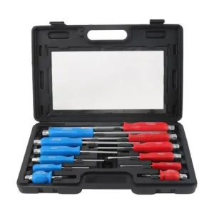 Protool Screwdriver Set In Case - Pack of 12