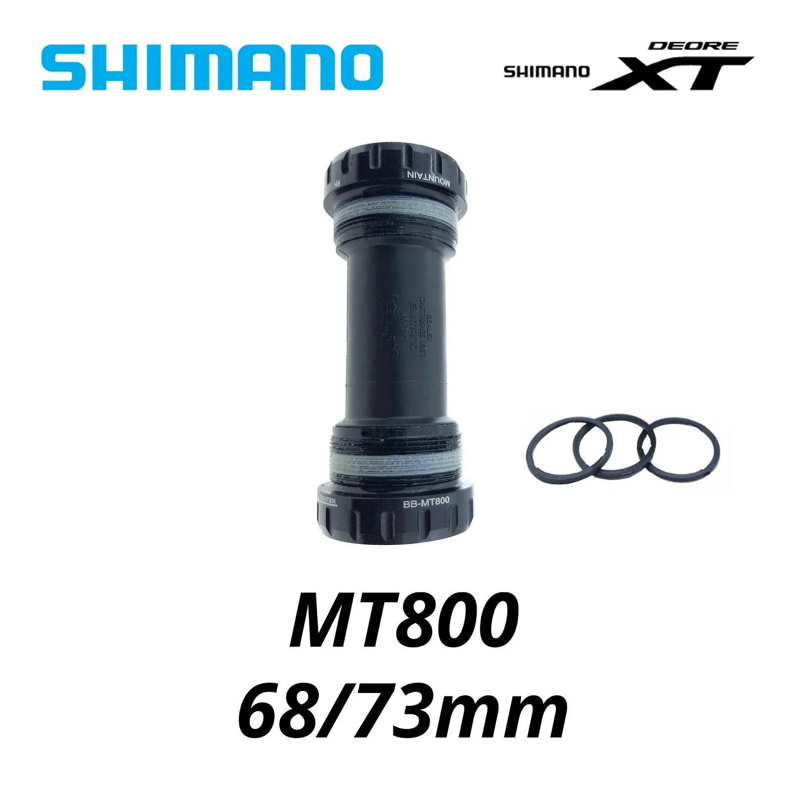 Shimano Deore SM-BB52 MT501 XT MT800 MT801 Hollowtech Mountain Bike Bottom Bracket 68 73 MM m6000 m4100 m7000 m8000 Chainwheel