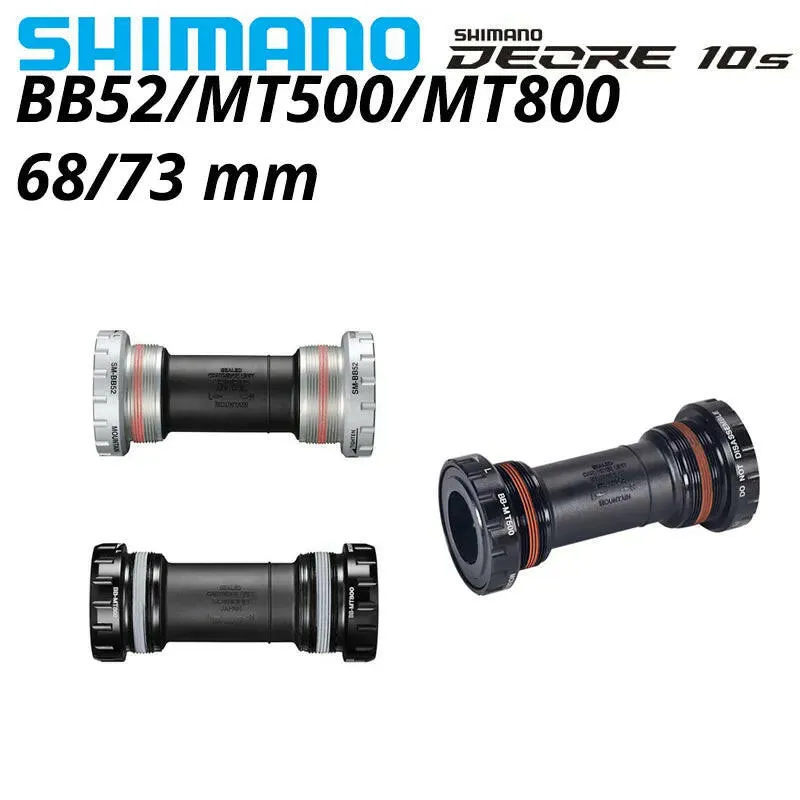 Shimano Deore SM-BB52 MT501 XT MT800 MT801 Hollowtech Mountain Bike Bottom Bracket 68 73 MM m6000 m4100 m7000 m8000 Chainwheel