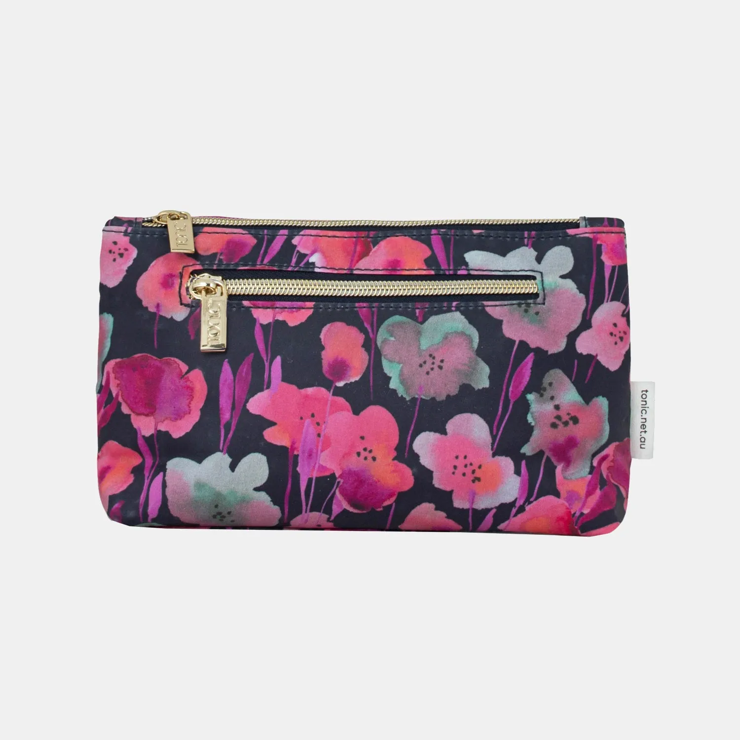 Small Cosmetic Bag - Midnight Meadow