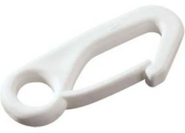 SNAP HOOK NYLON WHITE