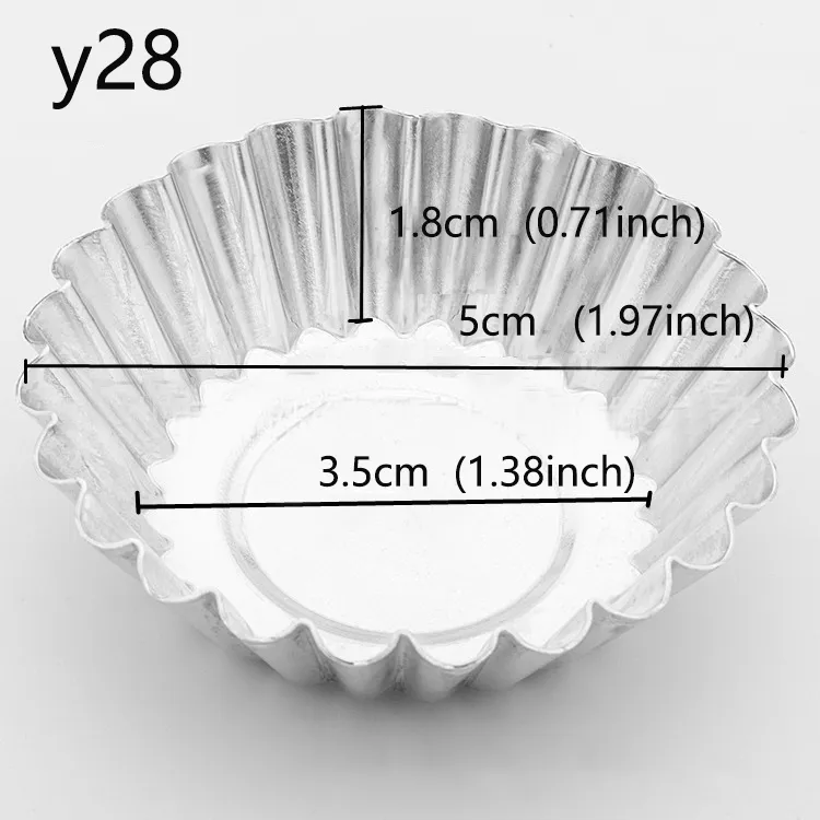 Tart mould for baking chrysanthemum flower (recycle) 10pcs