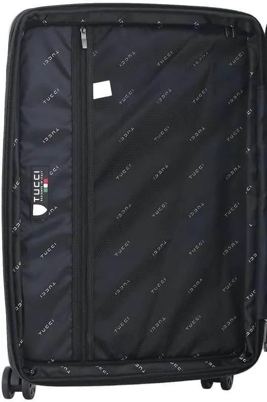 TUCCI Emerald Marble Carry on Hardside Suitcase