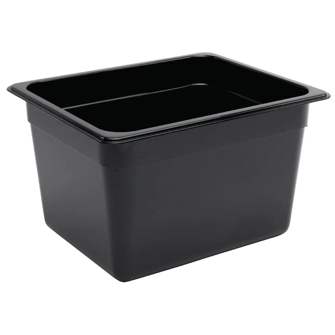 U461 Vogue Polycarbonate 1/2 Gastronorm Container 200mm Black