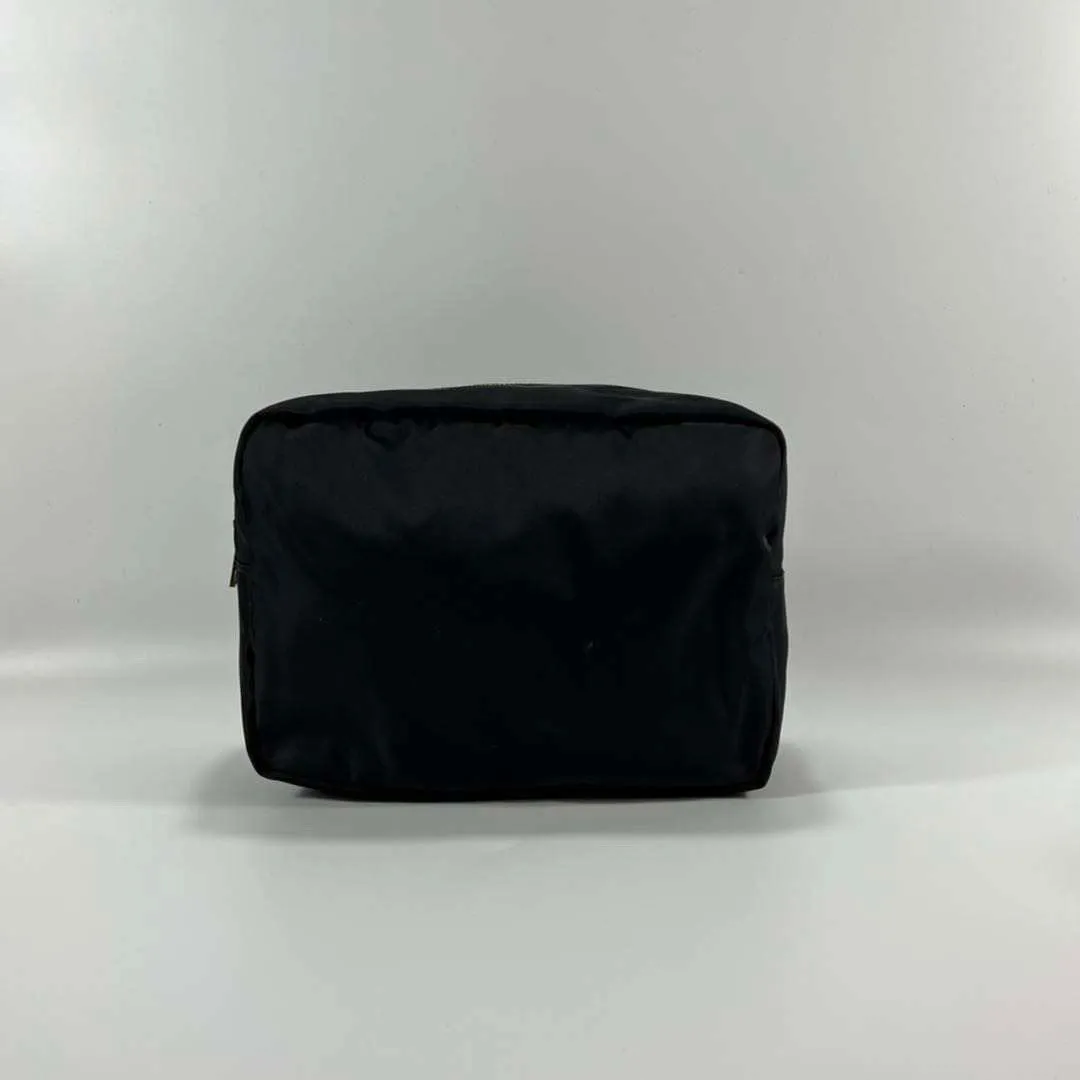 X-Large Nylon Zippered Cosmetic Bag - Assorted Colors